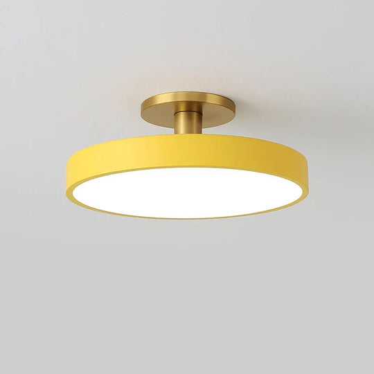 LED Ceiling Light - Flush-Mounted Fixture - Warm White Illumination