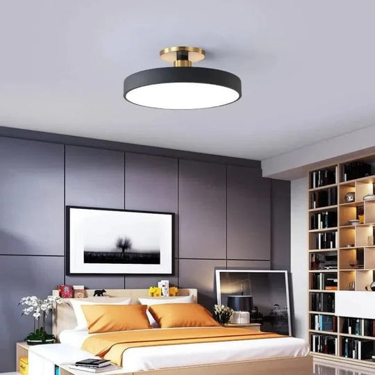 LED Ceiling Light - Flush-Mounted Fixture - Warm White Illumination