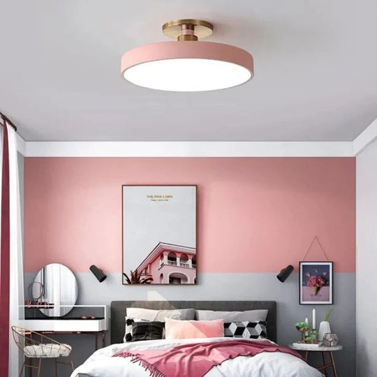 LED Ceiling Light - Flush-Mounted Fixture - Warm White Illumination