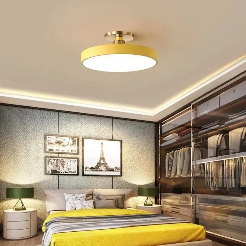 LED Ceiling Light - Flush-Mounted Fixture - Warm White Illumination
