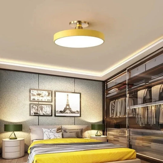 LED Ceiling Light - Flush-Mounted Fixture - Warm White Illumination