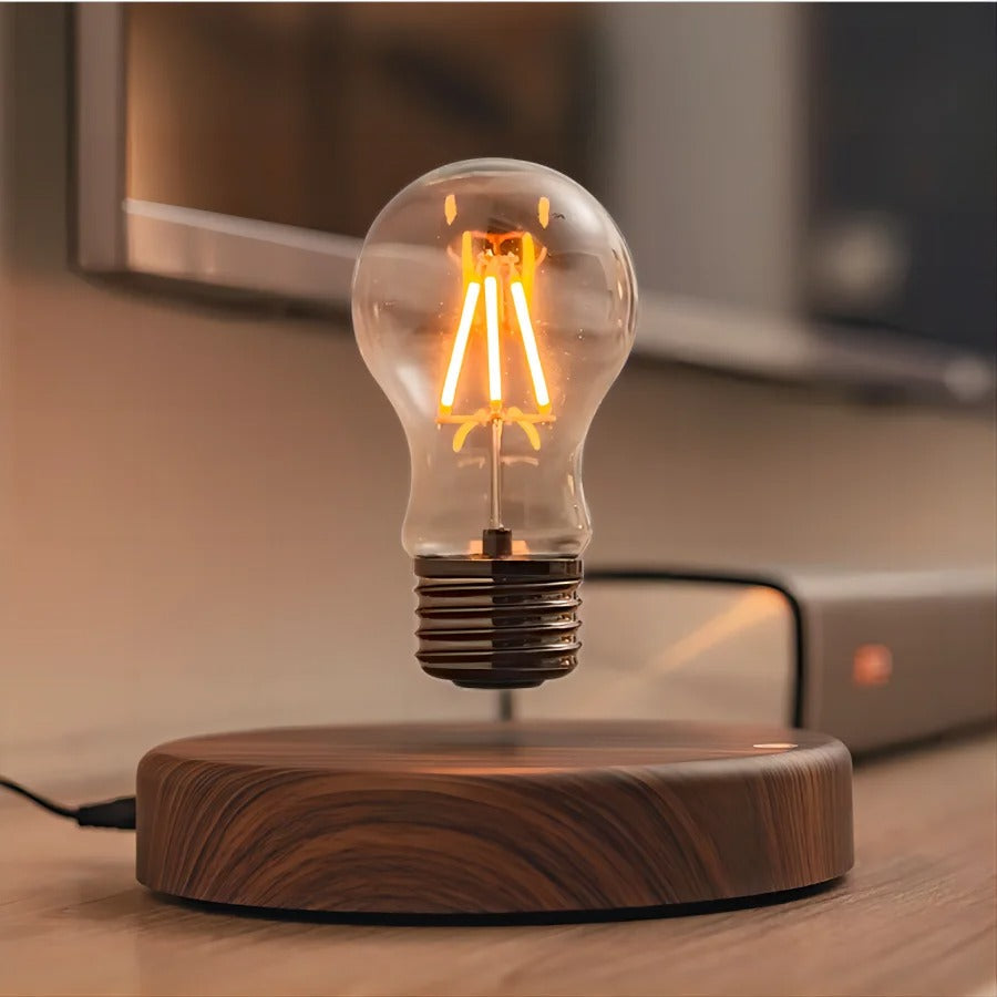Magnetic Levitation Lamp - Floating LED Bulb - Desk Light