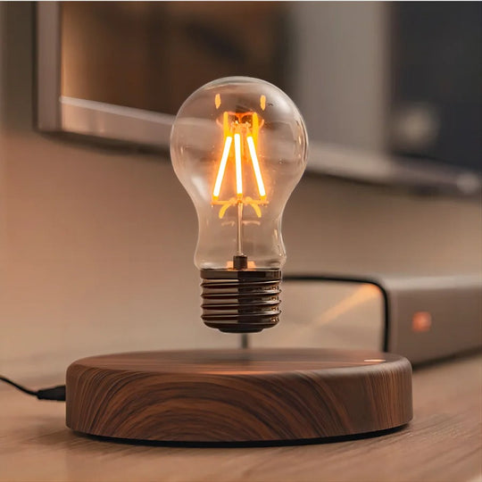 Magnetic Levitation Lamp - Floating LED Bulb - Desk Light