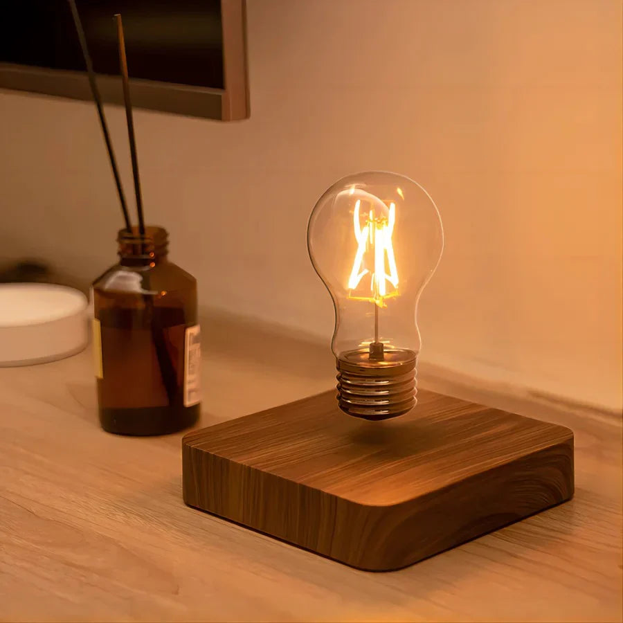 Magnetic Levitation Lamp - Floating LED Bulb - Desk Light