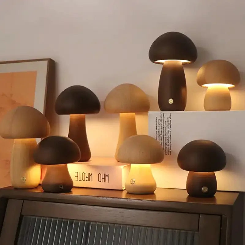 Mushroom Lamp - Night Light - Bedside Table