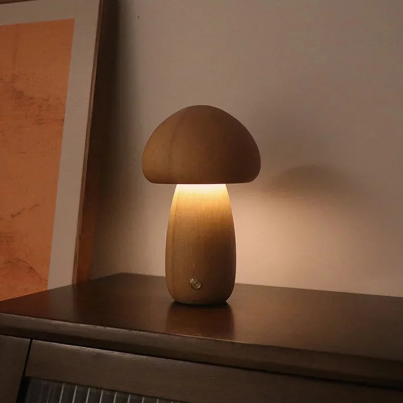 Mushroom Lamp - Night Light - Bedside Table