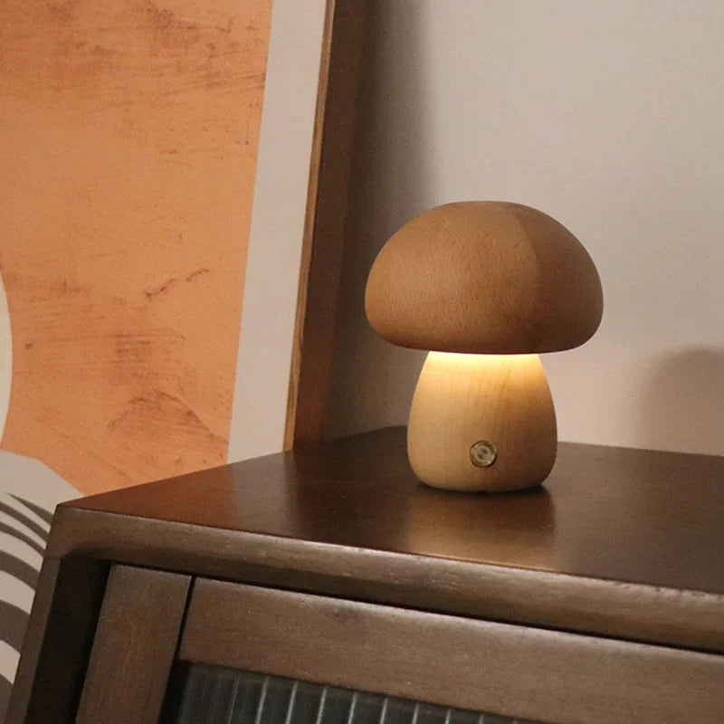 Mushroom Lamp - Night Light - Bedside Table