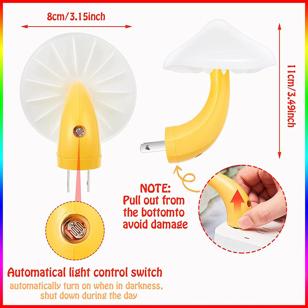 Mushroom Light - LED Lamp - Touch Control