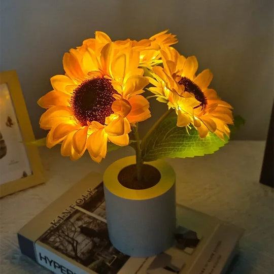 Night Light – Sunflower Design – Rechargeable LED