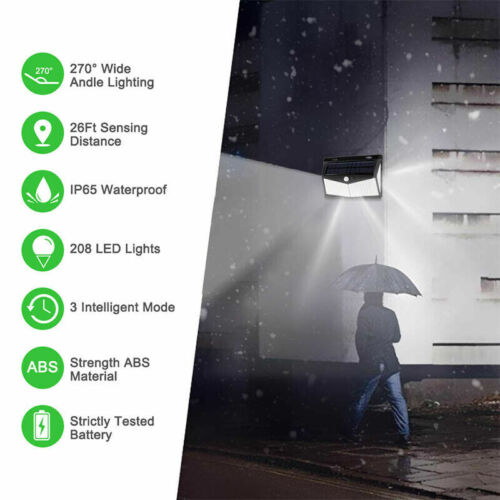 Outdoor Solar Light - Motion Sensor - LED Lighting