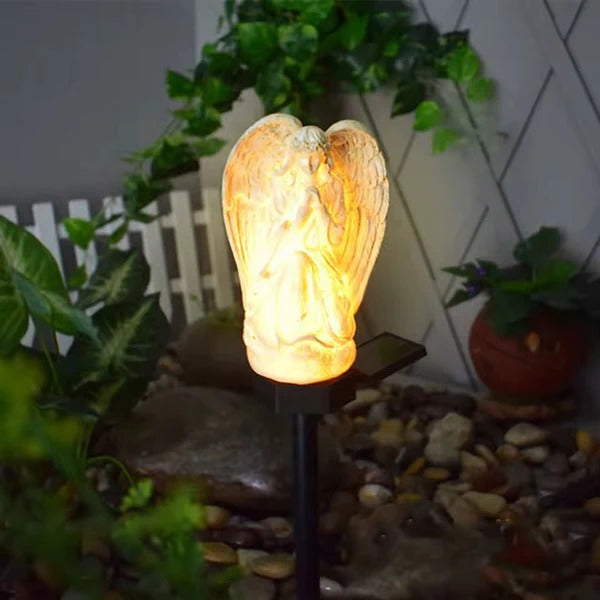 Solar Garden Light - Angel Figure - Outdoor Decoration