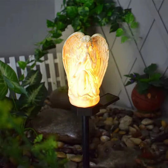 Solar Garden Light - Angel Figure - Outdoor Decoration