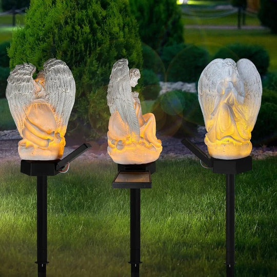 Solar Garden Light - Angel Figure - Outdoor Decoration