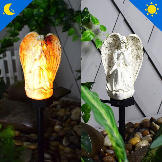 Solar Garden Light - Angel Figure - Outdoor Decoration