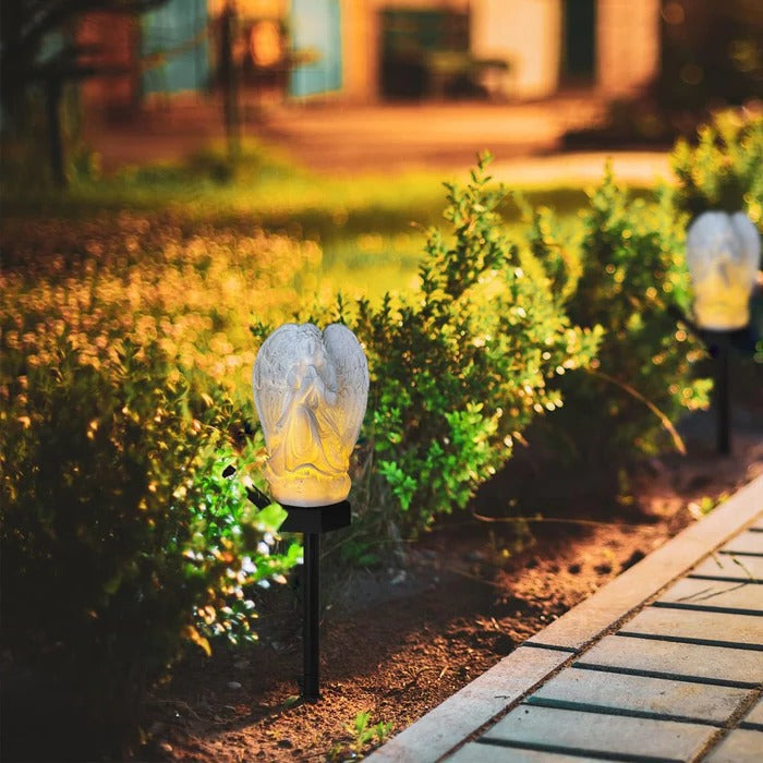 Solar Garden Light - Angel Figure - Outdoor Decoration