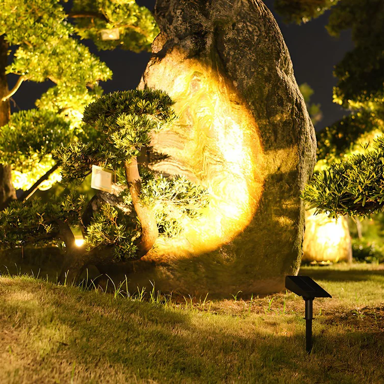 Solar Spotlight - Waterproof LED Light - Adjustable Zoom