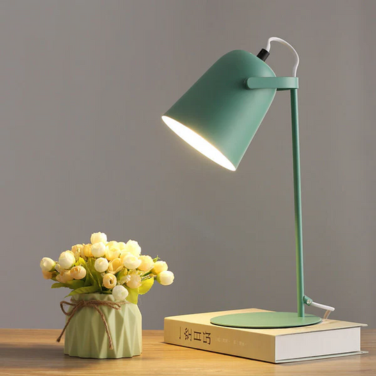 Table Lamp - Iron Bucket Design - Macaron Colors