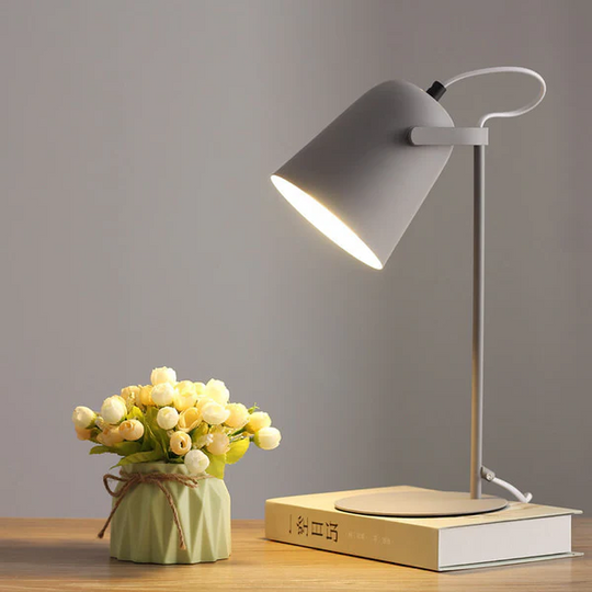 Table Lamp - Iron Bucket Design - Macaron Colors