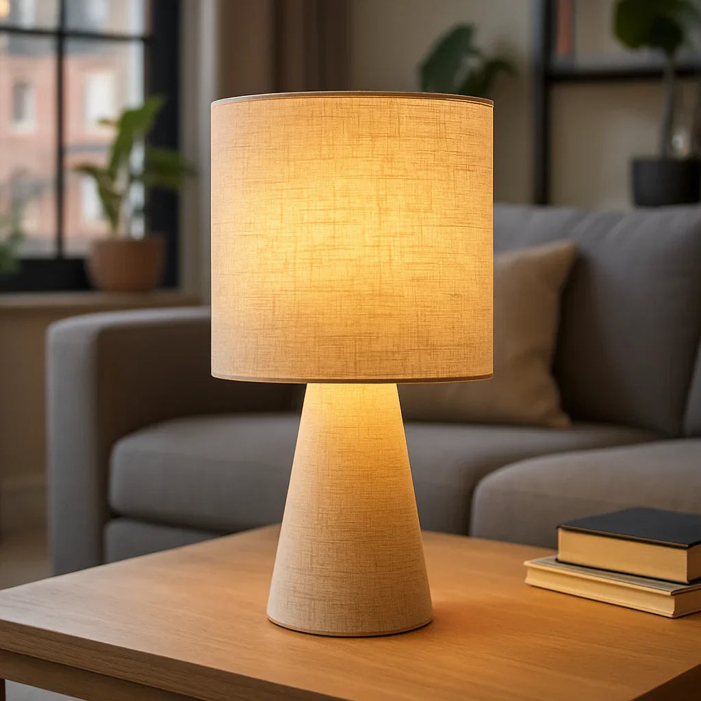 The Terra Linen Lamp - Zaloriae