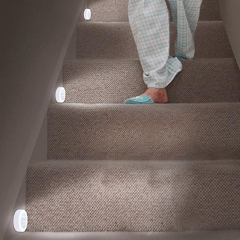 Wireless Motion Sensor Night Light - LED Lamp - Battery Powered